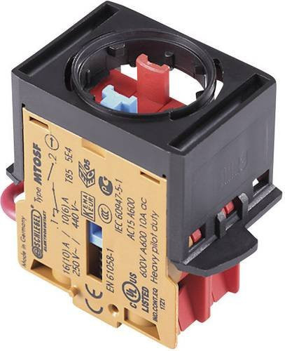 Schlegel MHTOSF Kontaktelement 1 Öffner tastend in Schwarz 250 V/AC - Bild 1