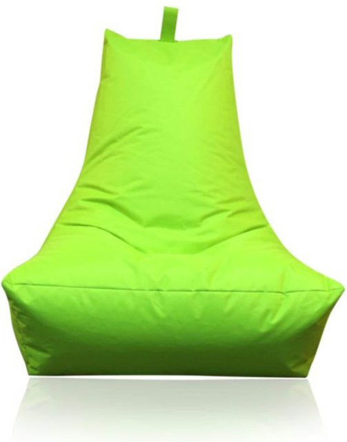 KINZLER Sitzsack Lounge-Sessel, apfelgrün, wasserabweisend mit Styroporkügelchen - Bild 1