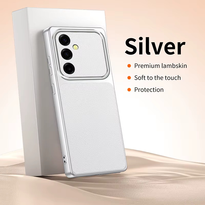 A17 Fashion Linsenschutz-Handyhülle für Samsung Galaxy A17 5G in Silber - Bild 1