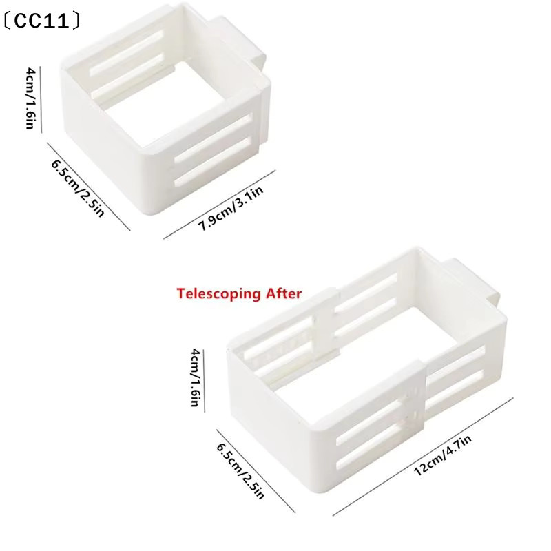 KuZHEN Multifunktionale Kühlschrank-Seitentür-Aufbewahrungsbox aus Kunststoff mit Trennplatte und Gitterclip zur Sortierung und Lagerung - Bild 3