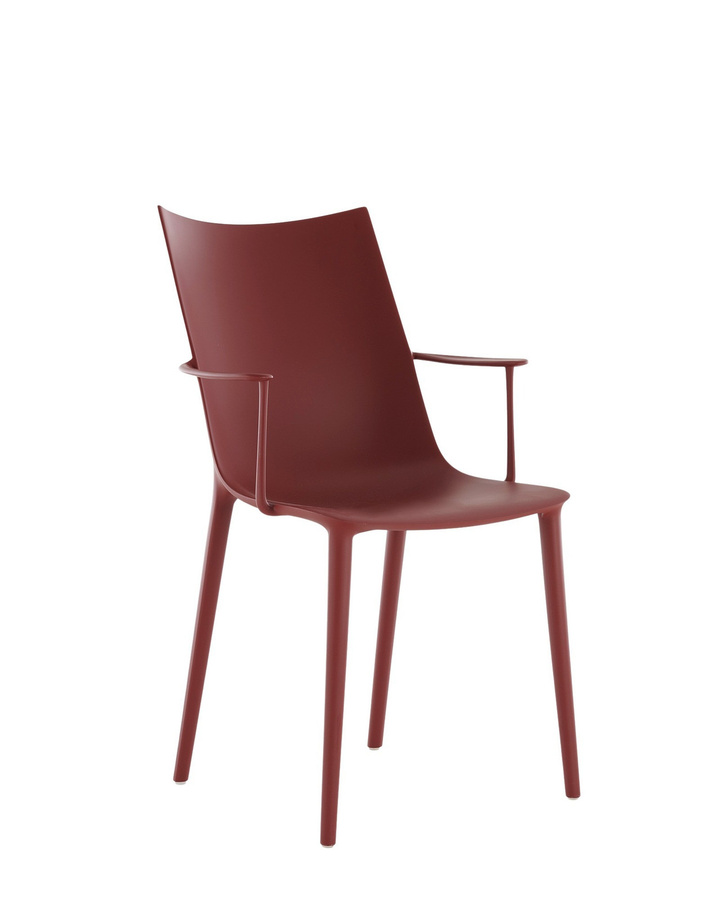 Kartell H H H Stuhl mit Armlehnen in Rot Matt - Bild 2