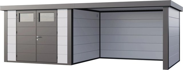 Telluria Gerätehaus Classico in Weiß mit B/H/T: 662 x 219 x 318 cm - Bild 1