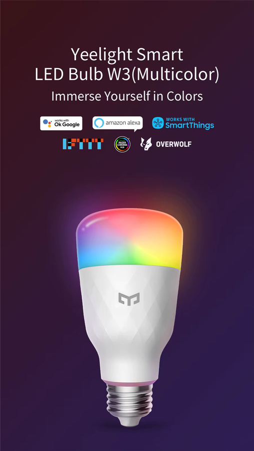 Yeelight Smart LED-Birne W3 E26 Weiß mit Wifi und Sprachsteuerung für Mi Home, Alexa und Google Assistant - Bild 2