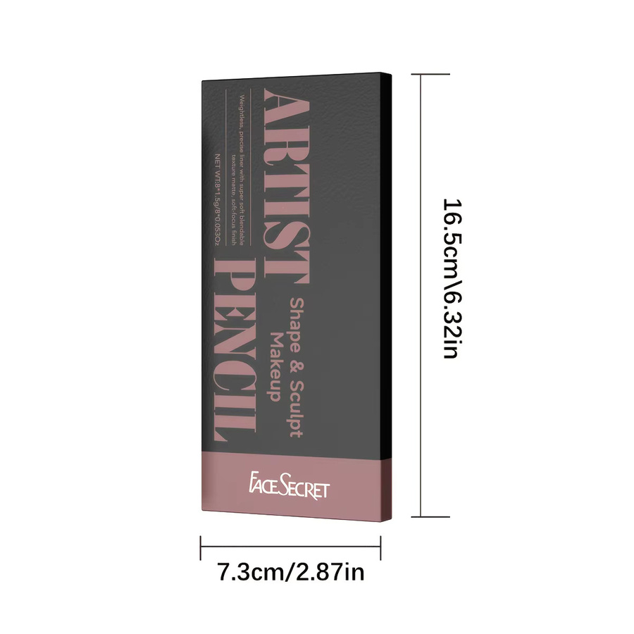 FACESECRET Lipliner-Set, 8-teilig, matt, nackt, Unisex - Bild 2