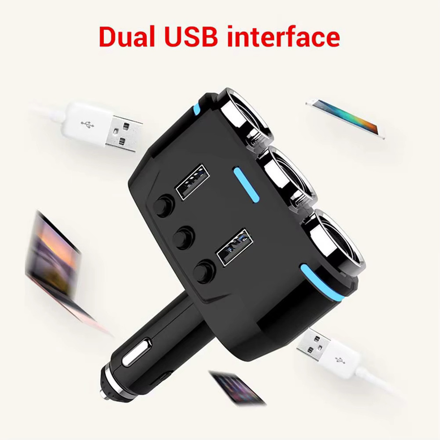 DOACT USB Schnellladegerät für das Auto mit USB 3.0 in Schwarz - Bild 4