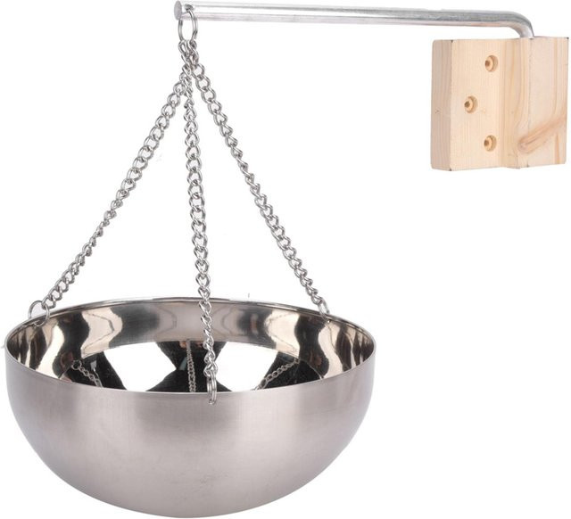 mfySpace Sauna Aromatherapie Schüssel aus Edelstahl in Grau mit 20 cm Durchmesser - Bild 1