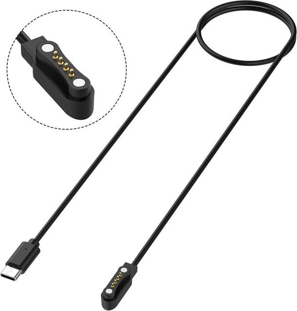 PLAUD Note AI Voice Recorder Magnetisches USB-C Schnellladekabel in Schwarz - Bild 1