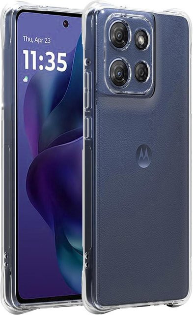 Stoßfeste TPU Schutzhülle für Motorola Edge 70, Moto Edge 60 Fusion, Neo, Pro und Stylus in Transparent - Bild 1