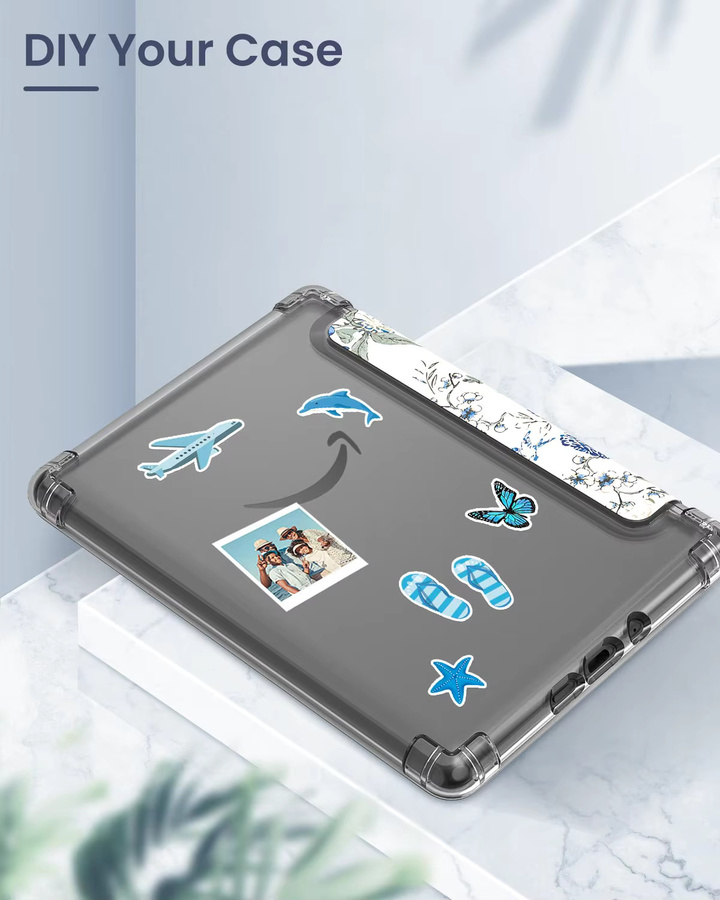 Dadanism Schutzhülle für Kindle 6 Zoll 11. Generation 2024 2022 Transparent TPU Soft Case mit Auto Wake/Sleep Funktion - Bild 4