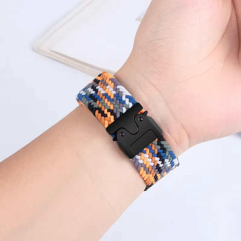 Uhrenarmband Nylon, geflochtene Fallschirmschlaufe, 20 mm, 22 mm, Unisex - Bild 2