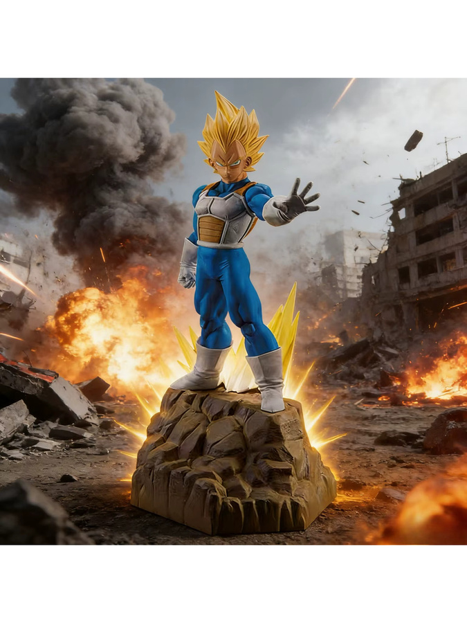 Bandai Dragon Ball Z Vegeta Absolute Perfection Actionfigur, 23cm - Bild 6