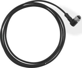 Riegler Anschlussstecker gerade, 4-polig, mit PUR-Kabel 5 m, Schwarz - Bild 1