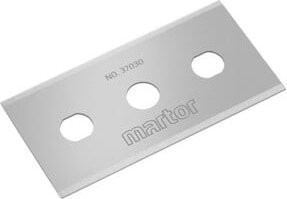 Martor Industrieklinge 37030.39 Snap-Off Ersatzklinge aus gehärtetem Stahl, Silber, 250 Stück - Bild 1