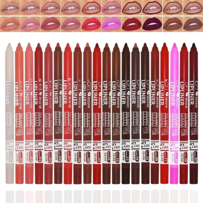 Lipliner-Stift, violett, matt, wasserfest - Bild 2
