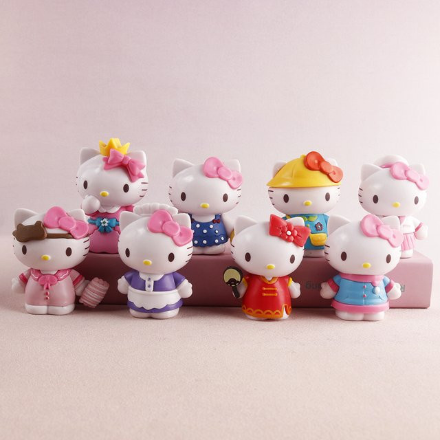 TOPTOY Hello Kitty Blind Box, 8-teiliges Set, Desktop-Ornament - Bild 1