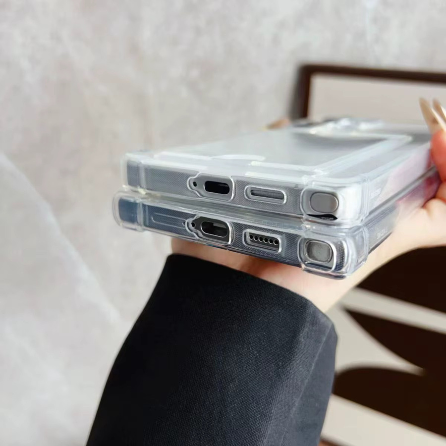 Transparente Kartentasche Brieftasche Hülle für Samsung Galaxy S22 - Bild 6