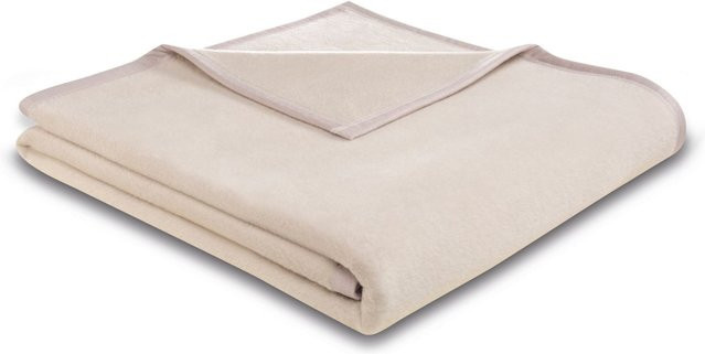 Biederlack Wohndecke Cotton Sense in Beige aus Baumwolle und Polyester - Bild 1