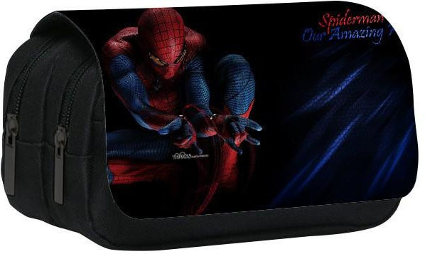 DewBloom Spiderman Paralleluniversum Federmäppchen mit großem Fassungsvermögen und doppellagigem Design für Schüler, Multicolour - Bild 1