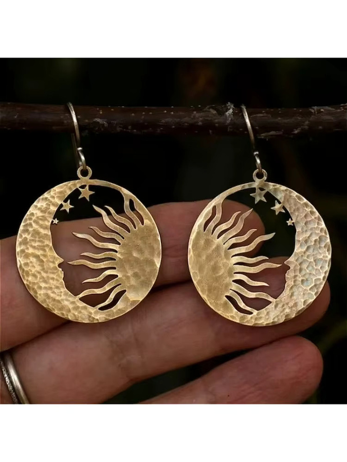 YoYo Ohrringe, Gold, Vintage, Damen - Bild 4