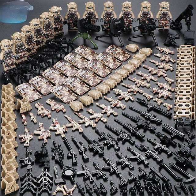 Ghost Swat Spezialeinheiten Militärfiguren Soldaten, Bausteine, ab 14 Jahren - Bild 1