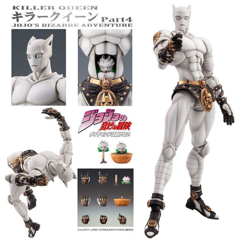 Yiran toy 1 Jojo's Bizarre Adventure Killers Queen Actionfigur weiß Rosa - Bild 2