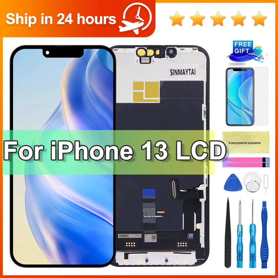 Sinmaytai JK Soft OLED LCD 3D Touch Digitizer Display Ersatz für iPhone 13, Farbe: Schwarz, kompatibel mit A2633 A2482 - Bild 3