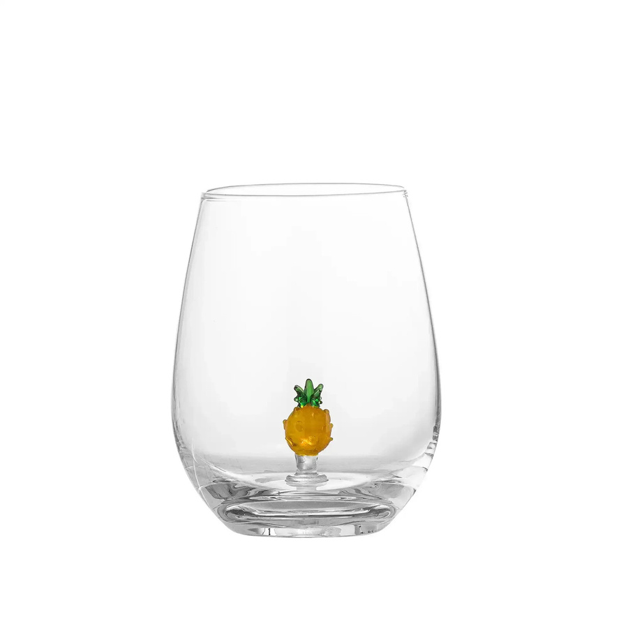 Bloomingville Trinkglas Misa Ananas aus Glas in Transparent - Bild 1