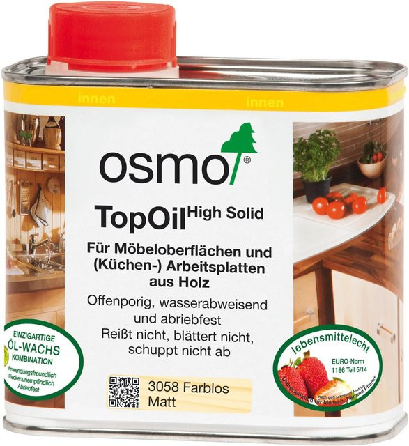 Osmo TopOil Öl-Wachs-Pflege farblos 500 ml - Bild 1