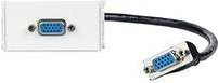 VivoLink ProOutlet Panel VGA Anschluss mit 20 cm Kabel in Weiß - Bild 1