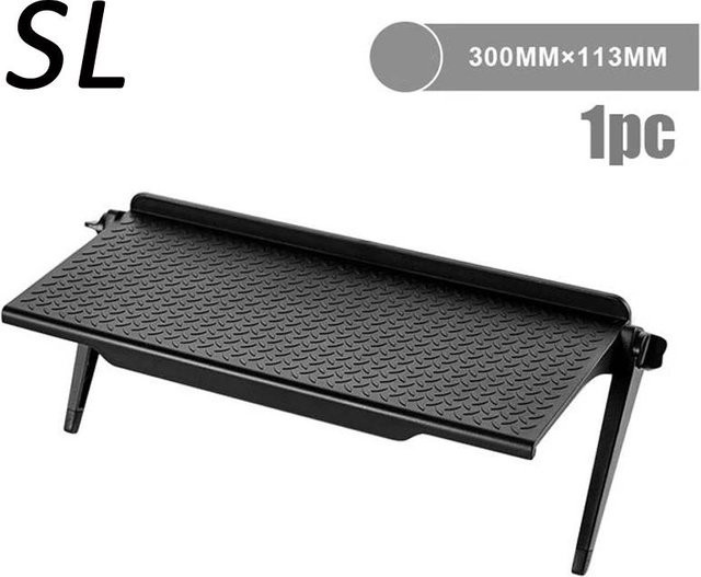 Verstellbares Wandregal von CICI Global Home in Schwarz für TV, Monitor und Router zur Organisation in Wohnzimmer oder Home-Office - Bild 1