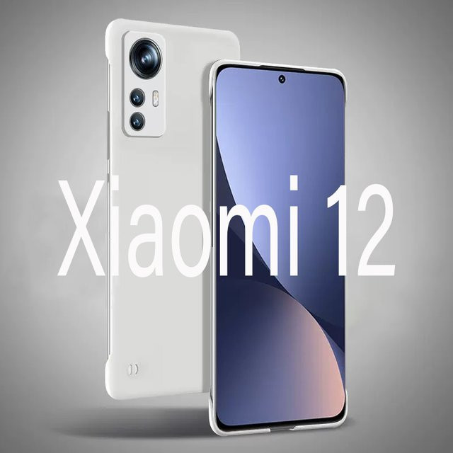 Schlanke matte Hard PC Schutzhülle für Xiaomi 12, 12x, 12s, Mi 12 Pro und 12T in Schwarz - Bild 1
