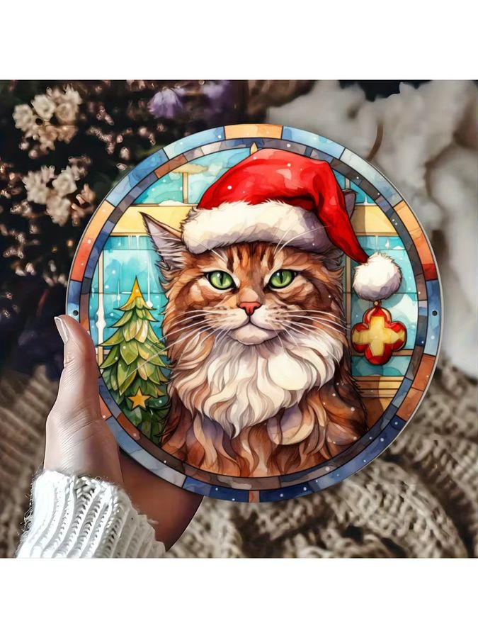 Vintage Katzen Metallblechschild von Potdemiel zur Wanddekoration für dein Zuhause oder Café - Bild 6