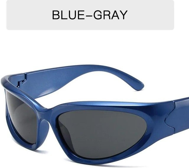 Binchi Outdoor Equipment Sonnenbrille, Unisex, Vollrand, Oval, Plastic, Blue - Bild 1