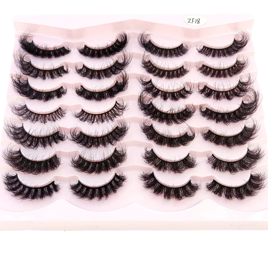 Künstliche Wimpern, Black, Unisex, 14 Paar - Bild 3