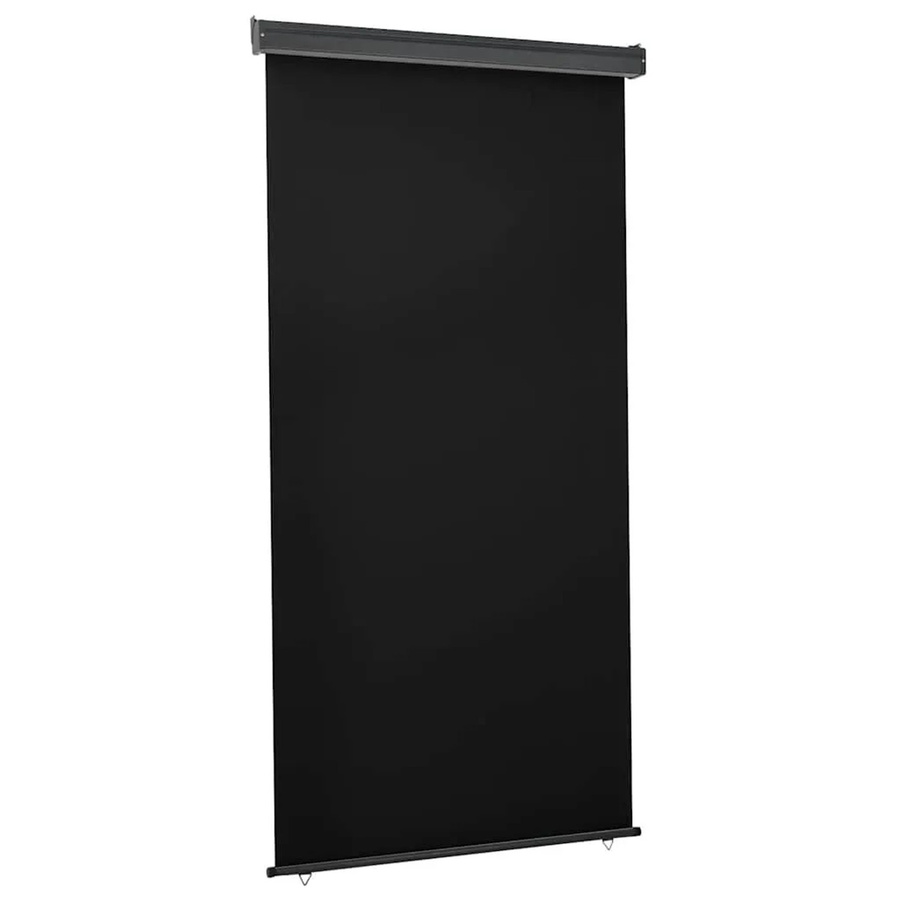 vidaXL Balkon-Seitenmarkise aus Polyester in Schwarz, B/H: 125 x 250 cm - Bild 2