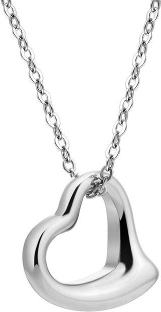 Wucifang Jewelry Halskette, zweifarbige Herz-Halskette, Damen - Bild 1
