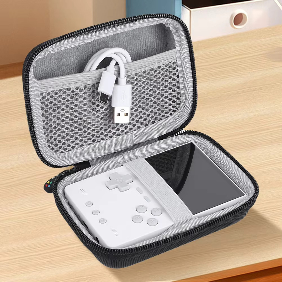 Tragbare Hartschalen-Aufbewahrungstasche für Trimui Brick Handheld-Spielkonsole in Schwarz - Bild 2
