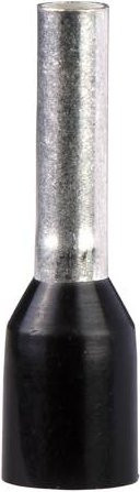 Schneider Electric DZ5CE015L6 Aderendhülse 1,5mm² in Schwarz und Silber, 1000 Stück - Bild 1