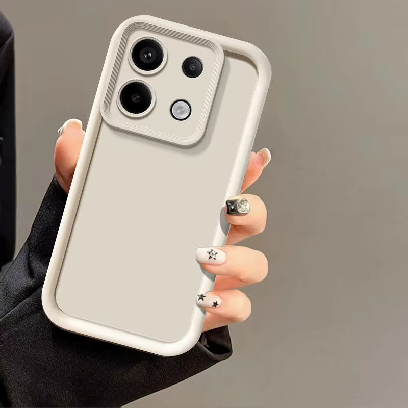 Luxus Candy Matte Soft Cover für Xiaomi Redmi Note 13 Pro und Redmi Note 13 (4G/5G) in Rot - Bild 3