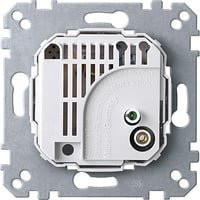Merten MEG5773-0000 Raumthermostat mit Schraubbefestigung, Weiß, IP30, Einbaugerät - Bild 1