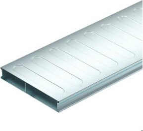 OBO Bettermann Unterflurkanal 2-teilig S2 in Silber 25038-2 - Bild 1