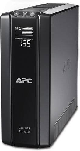 APC Back-UPS Pro BR1500GI USV 1500 VA in Schwarz mit USB- und Ethernet/LAN-Anschluss - Bild 1