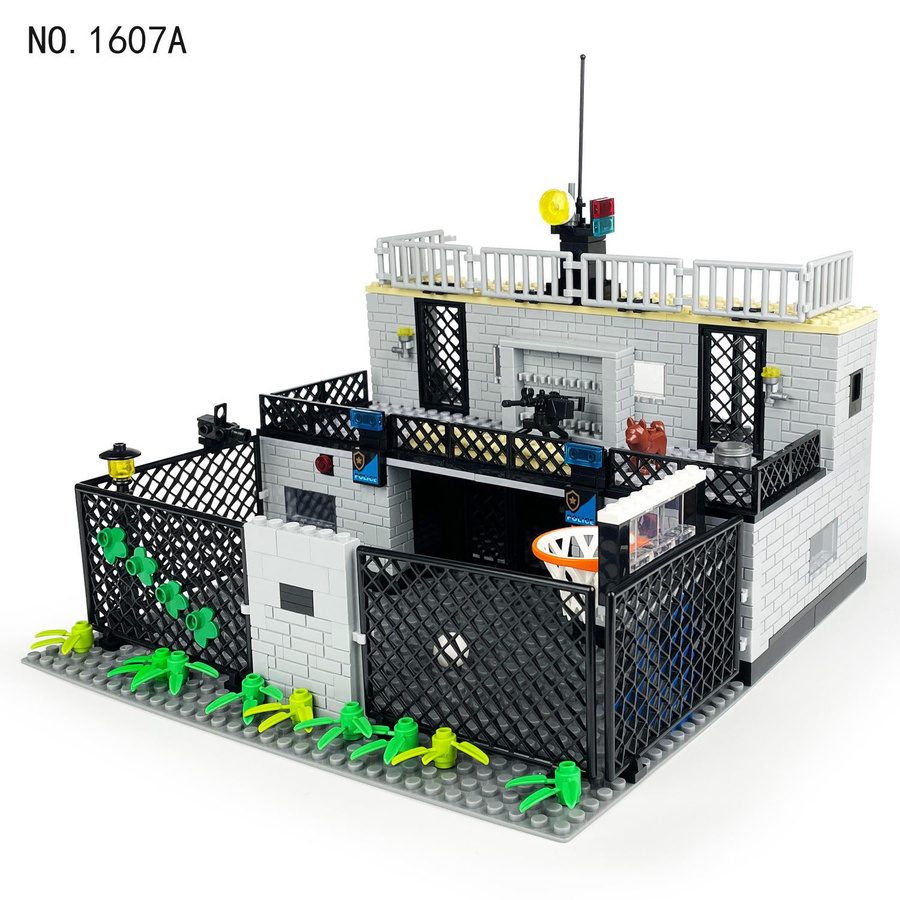 BELA Building Blocks 1607A Halden Gefängnis Szene Bausteine Spielzeug - Bild 2