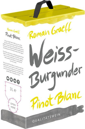 Roman Graeff Weissburgunder QBA trocken Rheinhessen Weißwein 3 l