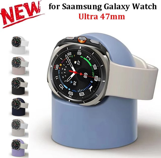 Samsung Ladehalterung Silikon, Galaxy Watch Ultra 47 mm, pink - Bild 1