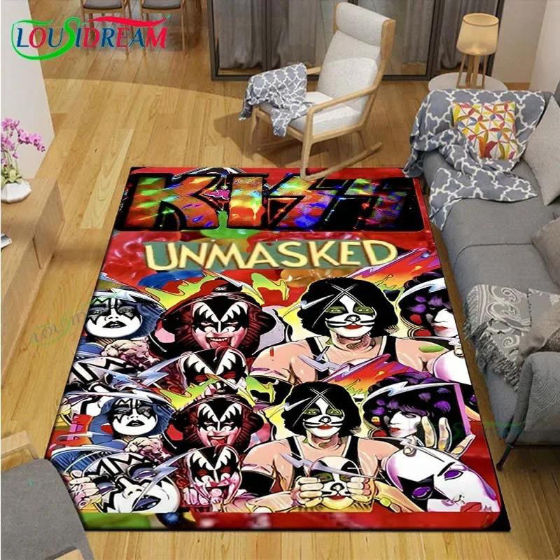 Magic Zhu Druckteppich KK-Kiss Heavy Metal Design Multicolor, B/T/H: 60 x 40 cm - Bild 1