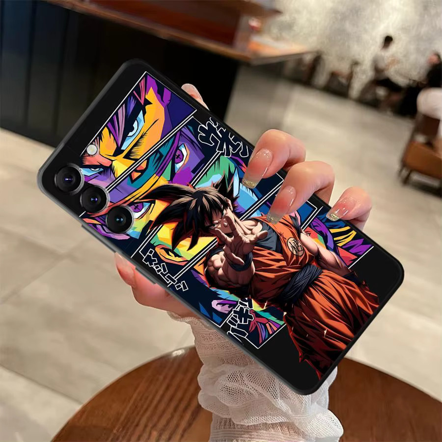 Schwarze weiche Handyhülle Dragon Ball Son für Samsung Galaxy A-Serie in Schwarz und Multicolour - Bild 4