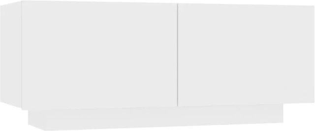 vidaXL Nachttisch aus Holzwerkstoff in Weiß, B/T/H: 100 x 35 x 40 cm - Bild 1