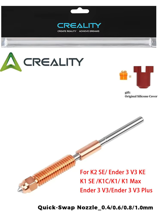 Creality Unicorn Düsen-Set aus gehärtetem Stahl für K1 SE, K1C, K2 SE, Ender3 V3 Plus und V3 KE 3D-Drucker - Bild 7