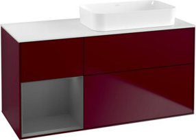 V&B Waschtischunterschrank Finion in Anthrazit Matt, B/T: 120 x 60 cm - Bild 1